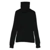 Y-3 High-neck Knit Top In Black