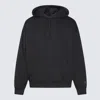 Y-3 Black Cotton Hoodie With Gfx Print