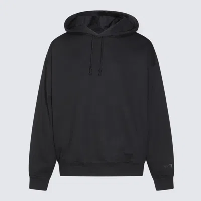 Y-3 Mens Black Hoodie In Recycled Cotton And Polyester