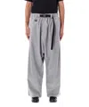 Y-3 Urban Wool-blend Cargo Track Pants In Grey