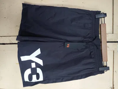 Pre-owned Y-3 Swim Shorts In Black