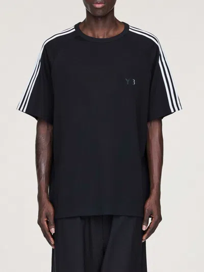 Y-3 T-shirt 3 Stripes In Black
