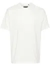 Y-3 Classic Chest Logo Cotton T-shirt In Bianco