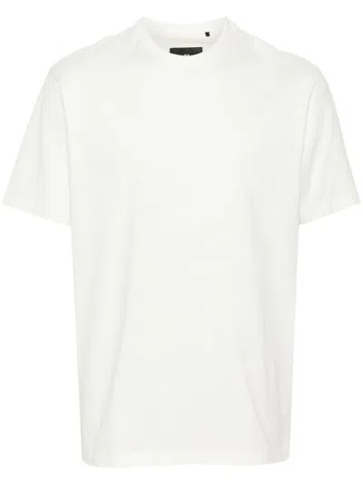 Y-3 Classic Chest Logo Cotton T-shirt In Bianco