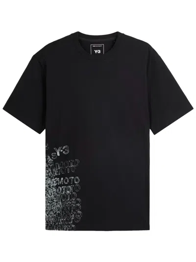 Y-3 Adidas Gfx Ss T-shirt Clothing In Black
