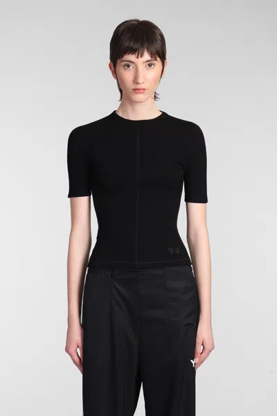 Y-3 T-shirt In Black Cotton