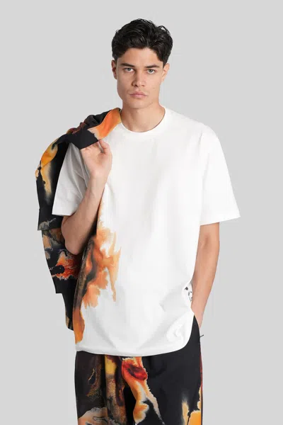 Y-3 T-SHIRT IN WHITE COTTON