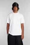 Y-3 Crewneck Graphic Print Oversize Short Sleeve T-shirt In White