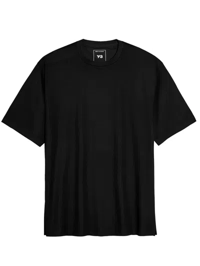Y-3 Adidas Cotton T-shirt In Black
