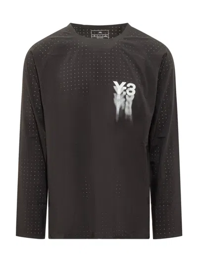 Y-3 Run T-shirt In Black