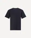 Y-3 T-shirt With Maxi Print In Blue