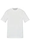 Y-3 Crewneck Graphic Print Oversize Short Sleeve T-shirt In White