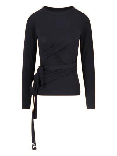 Y-3 T-SHIRT WITH STRAPS