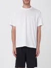 Y-3 Logo T-shirt With Ribbed Crew Neck And Short Sleeves In White