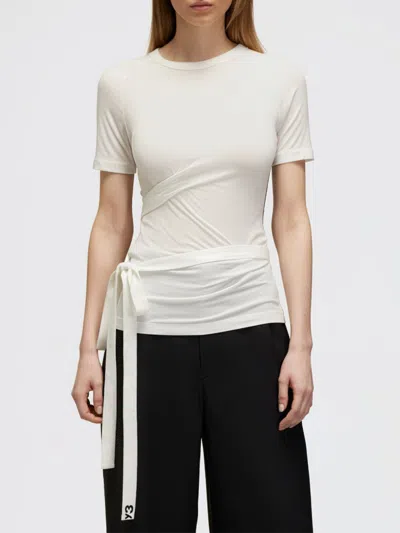 Y-3 T-shirt  Woman Color White