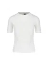 Y-3 Woman T-shirt White Size M Organic Cotton In White