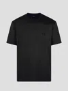 Y-3 Logo Short-sleeved T-shirt In Black