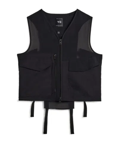 Y-3 Tactical Utility Vest In Black