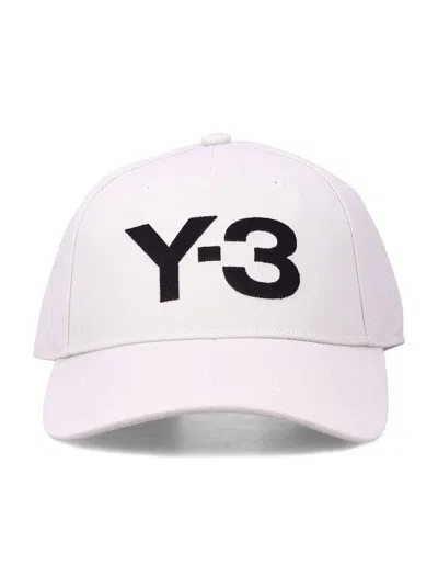 Y-3 Talc Cotton Logo Cap In Purple