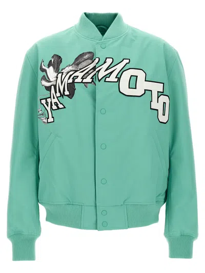 Y-3 Team Casual Jackets And Parka In Green