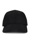 Y-3 Logo Embroidery Baseball Cap In Black