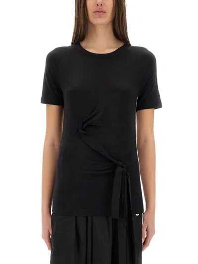 Y-3 Tencel T-shirt In Black