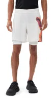 Y-3 Adidas Us Open Tennis Shorts And Leggings Set Clothing In Multi