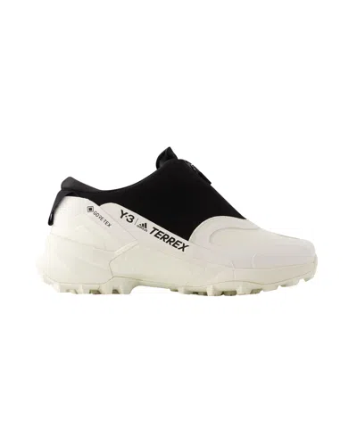 Y-3 TERREX SWIFT R3 GTX LO SNEAKERS - Y-3 - BLACK/OFF-WHITE - LEATHER