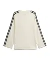 Y-3 Three-stripe Long-sleeve T-shirt In White