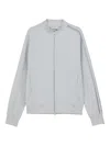 Y-3 Three-stripes Logo-print Sweatshirt In Gray