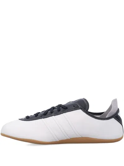 Y-3 Tokyo Leather-panelled Lace-up Sneakers In White