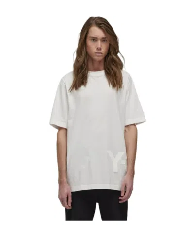 Y-3 Tonal Logo-print T-shirt In White