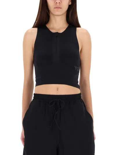 Y-3 Top Running In Black
