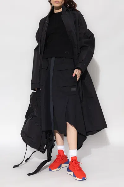 Y-3 Top With Logo In Black