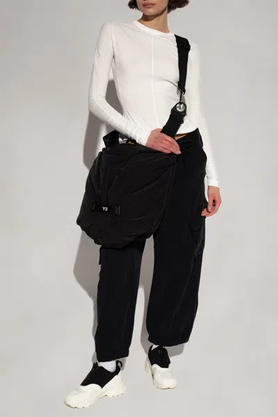 Y-3 Top With Logo In White