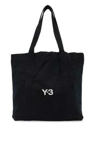 Y-3 Tote Bag With Logo Branding In Black