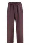 Y-3 Adidas Training Pants Sports Uniform In Burgundy