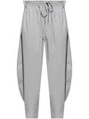 Y-3 Stripe-detailing Track Pants In Grey