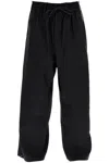 Y-3 Pantaloni In Twill 3 Stripes In Black