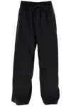 Y-3 Pantaloni In Twill 3 Stripes In Black