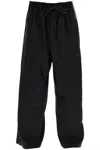 Y-3 Pantaloni In Twill 3 Stripes In Black (black)