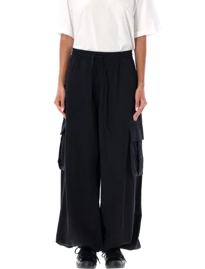 Y-3 Women's Twill Cargo Pant In Black