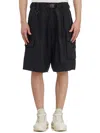 Y-3 Shorts In Black Polyamide