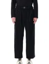 Y-3 Adidas Twill Cargo Pants In Black