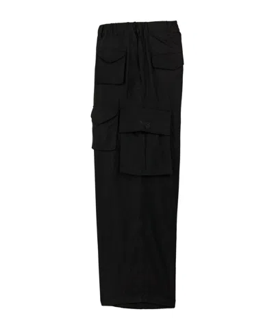 Y-3 Twill Cargo Pants In Black