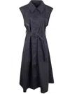 Y-3 "twill" Dress In Black