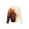 Y-3 Graphic-print Crew-neck Sweater