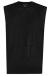 Y-3 U Gfx Perforated Stretch Fabric Gilet