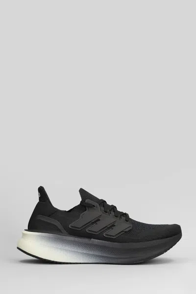 Y-3 ULTRABOOST 5 SNEAKERS IN BLACK FABRIC