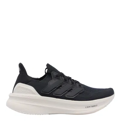 Y-3 Black Ultraboost Lace Up Sneakers